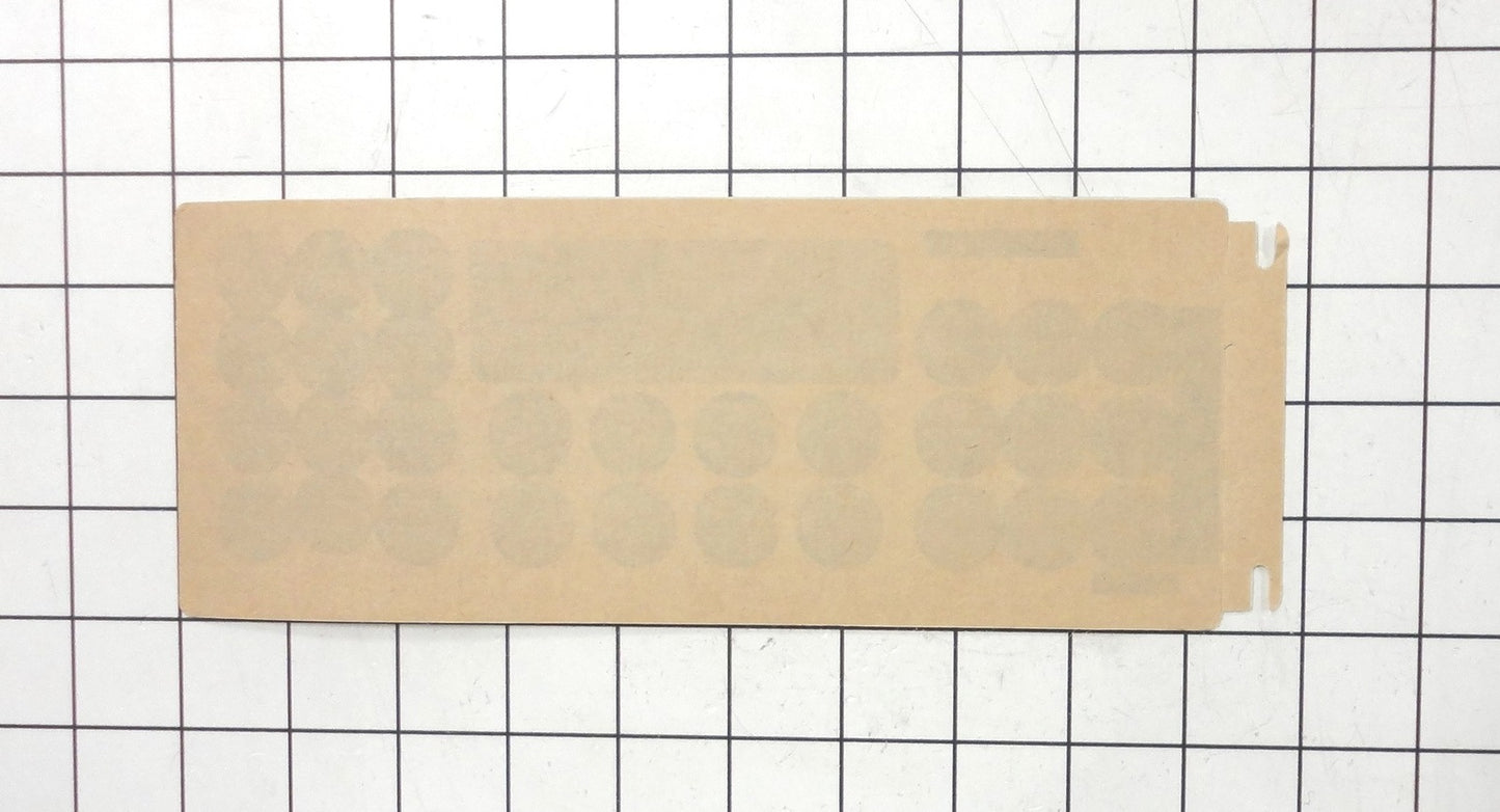 Frigidaire 316419807 OVERLAY, CLOCK, WHITE, ES535-2