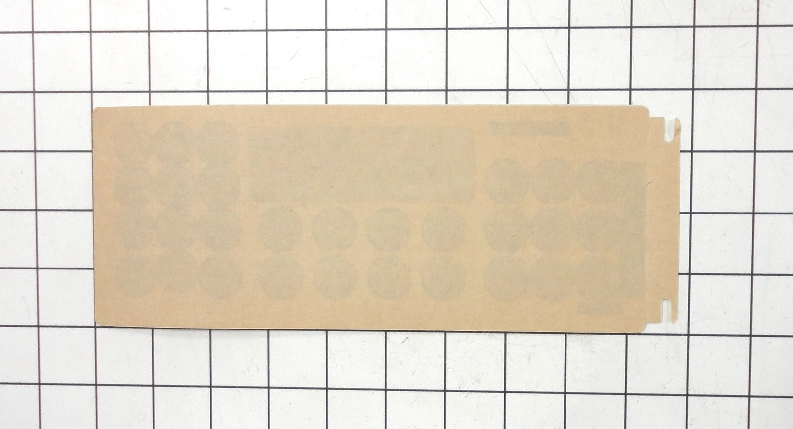 Frigidaire 316419807 OVERLAY, CLOCK, WHITE, ES535-2