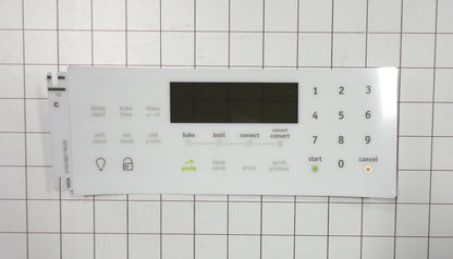 Frigidaire 316419827 OVERLAY,CLOCK,WHITE,ES540-1