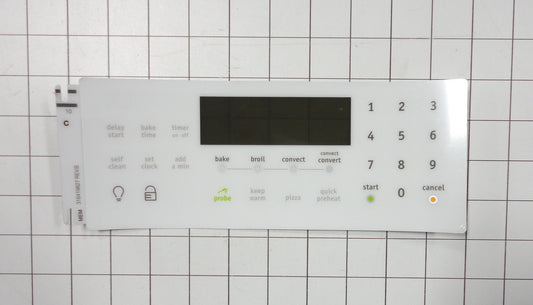Frigidaire 316419827 OVERLAY,CLOCK,WHITE,ES540-1