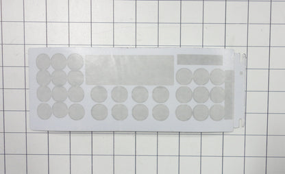 Frigidaire 316419827 OVERLAY,CLOCK,WHITE,ES540-2