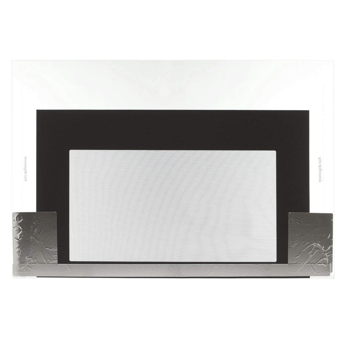 316452758 Frigidaire Range Outer Oven Door Glass, W/Foil, Black-3