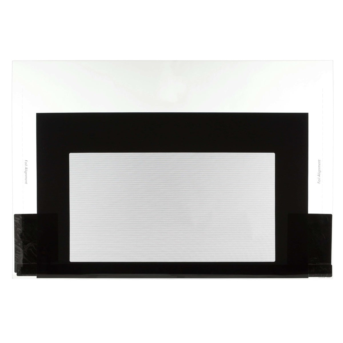 316452758 Frigidaire Range Outer Oven Door Glass, W/Foil, Black-2