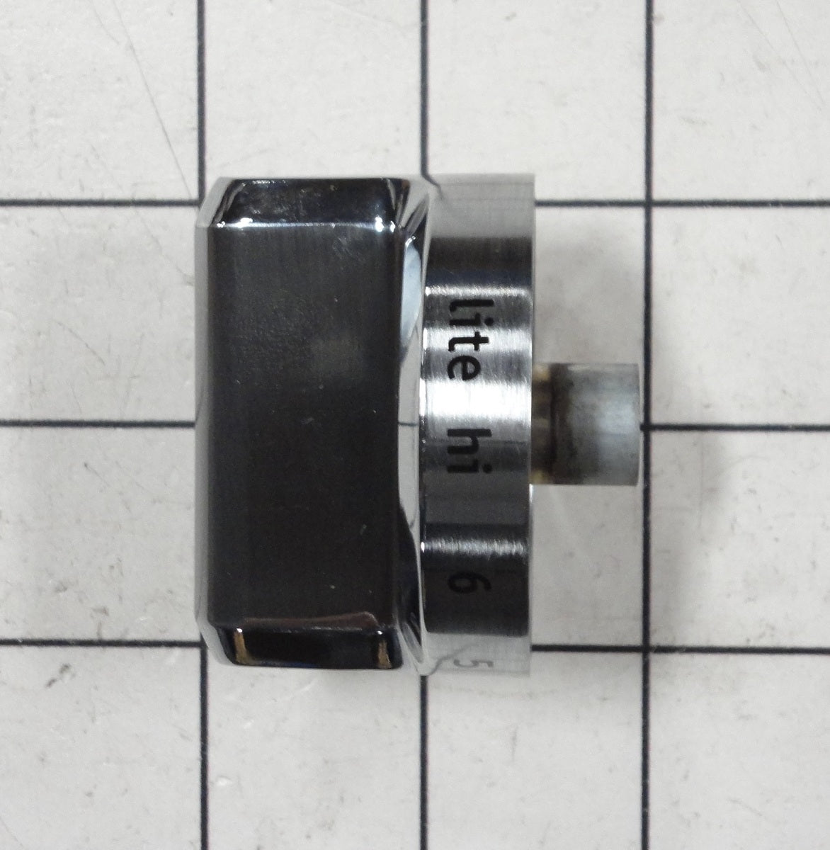 Frigidaire 316564509 KNOB,TOP VALVE,STAINLESS,(5)-3