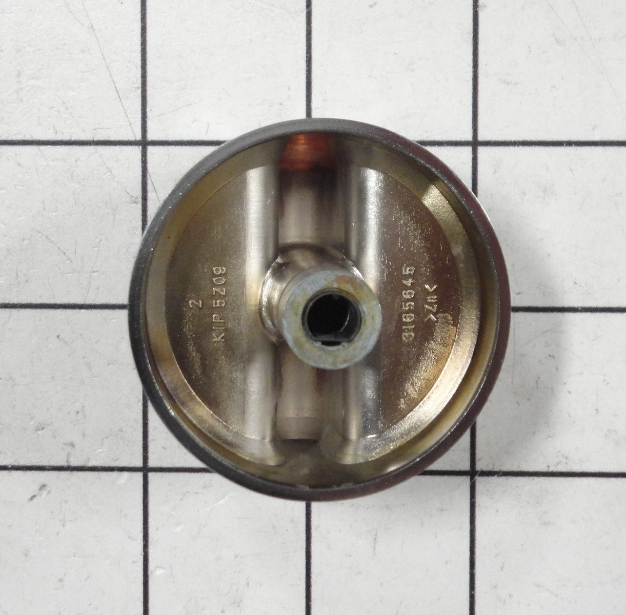 Frigidaire 316564509 KNOB,TOP VALVE,STAINLESS,(5)-2