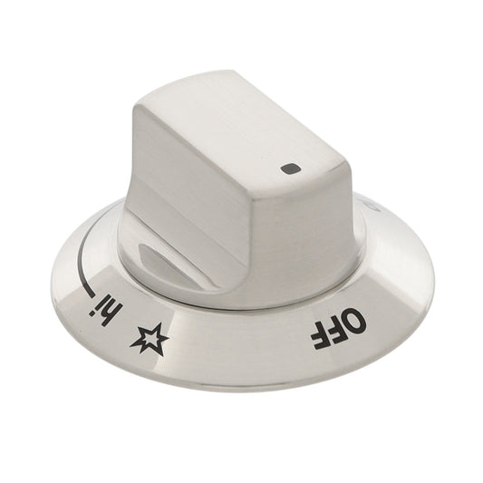 Frigidaire 318242275 KNOB,CONTROL,STAINLESS-1