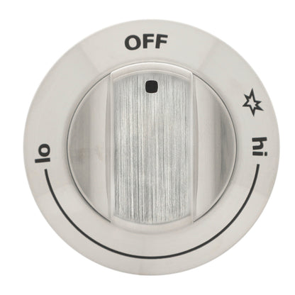Frigidaire 318242275 KNOB,CONTROL,STAINLESS-2