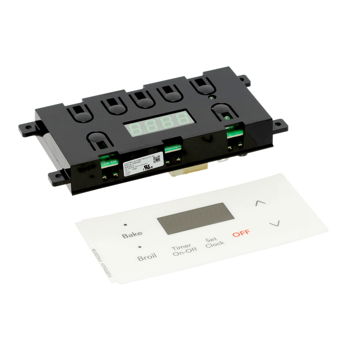 Frigidaire 318326215 CLOCK/TIMER,ELECTRONIC,WHI-1