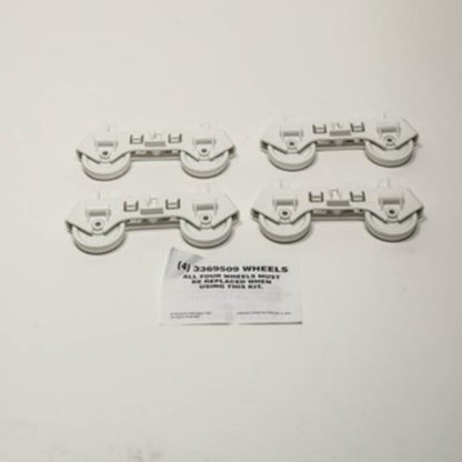 Whirlpool 4317933 Dishwasher Lower Rack Rollers -1