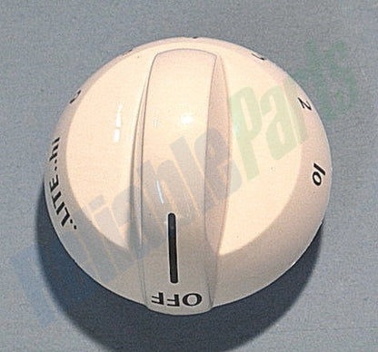 316220008 Frigidaire Range Burner Control Knob, White-2