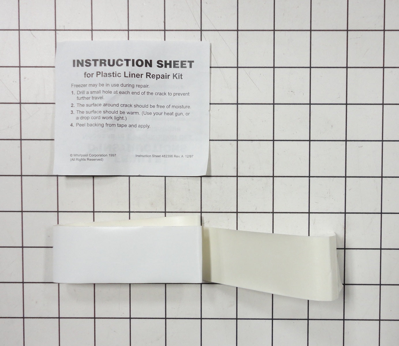 Whirlpool 482395 Refrigerator Liner REPAIR KIT-1