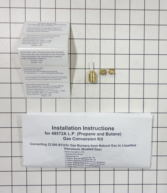 49572A Whirlpool Dryer LP Conversion Kit-1