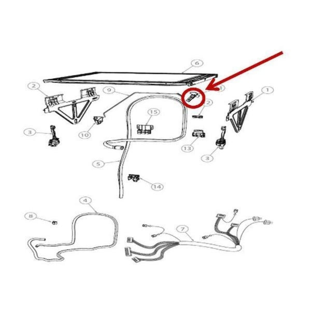 Fisher & Paykel / DCS 524541 CLIP LINK SUPPORT 608-1