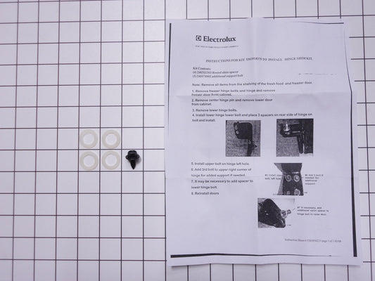 5303918375 Frigidaire Refrigerator Door Hinge Shim Kit-1