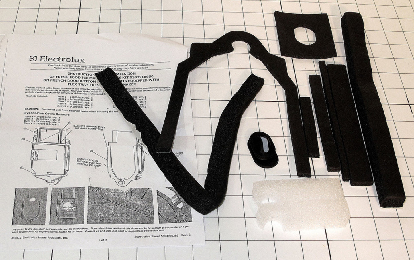 Frigidaire 5303918571 WATER FILL CHUTE KIT-1