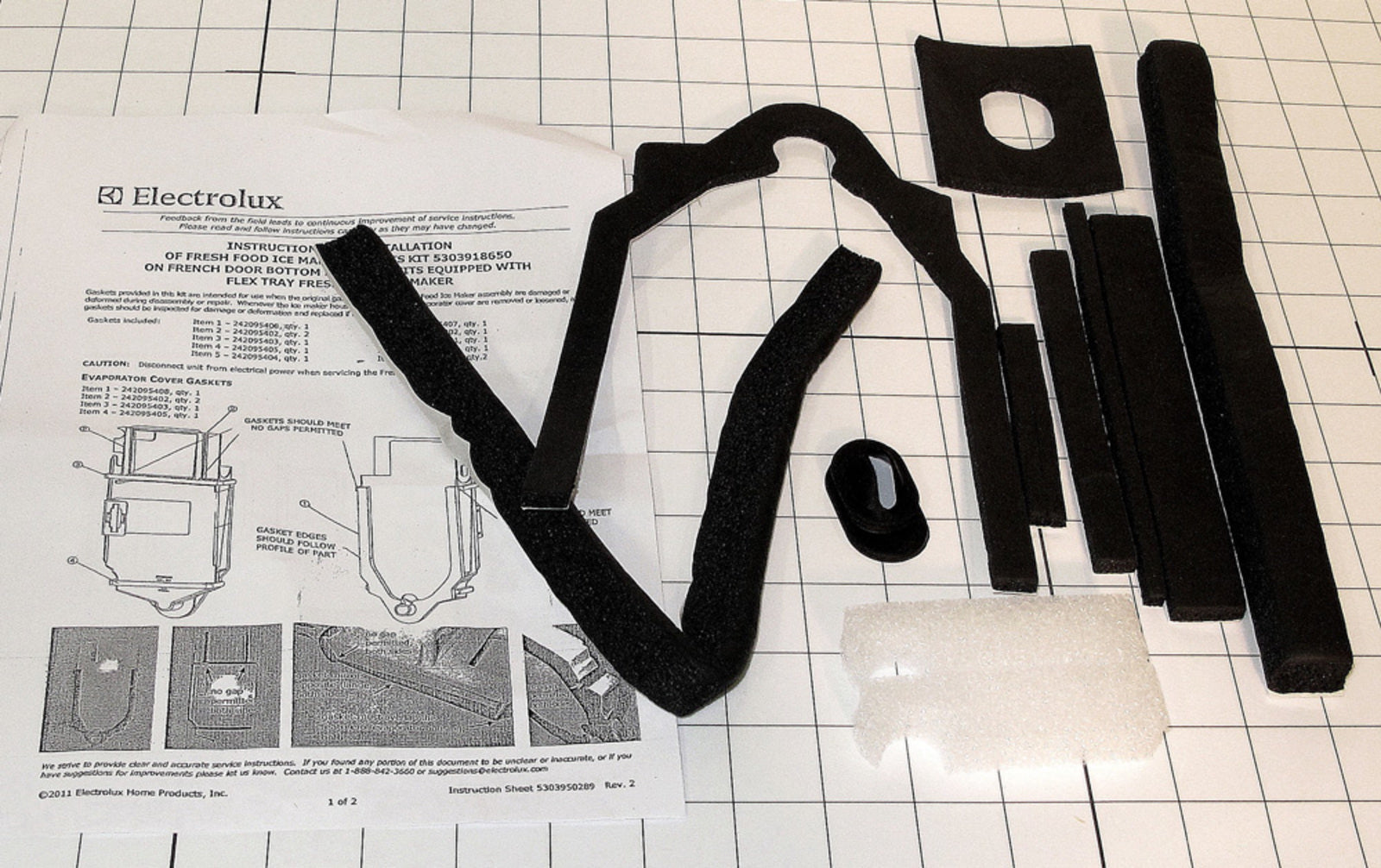 Frigidaire 5303918571 WATER FILL CHUTE KIT-1