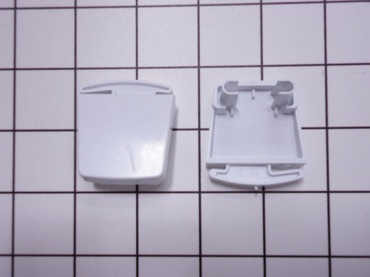 5303925377 Frigidaire Refrigerator Door Shelf End Cap Set, RH and LH-1