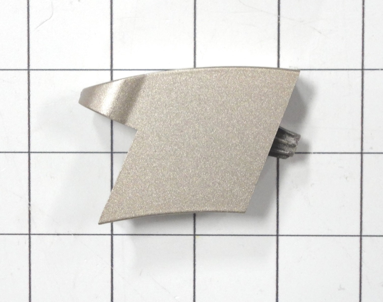 5304477353 Frigidaire Microwave  Upper Handle End Cap, Stainless Steel-2