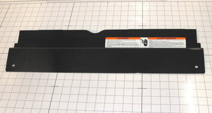 5304501484 Frigidaire Dishwasher Kickplate Assembly, PVC,Black,W/L-1