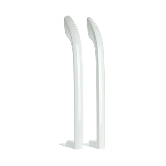 5304506469 Frigidaire Refrigerator Door Handles, White - Set of 2-1