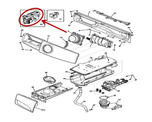 Frigidaire 5304519503 MAIN BOARD,ASSMY (HIGH),WASH-1