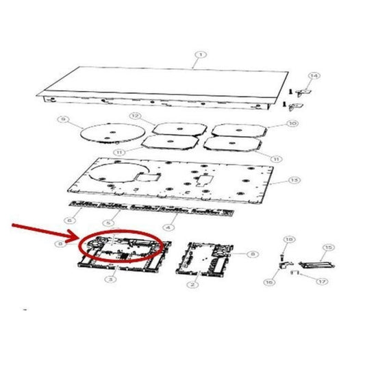 Fisher & Paykel / DCS 534845 FILTER BOARD-1