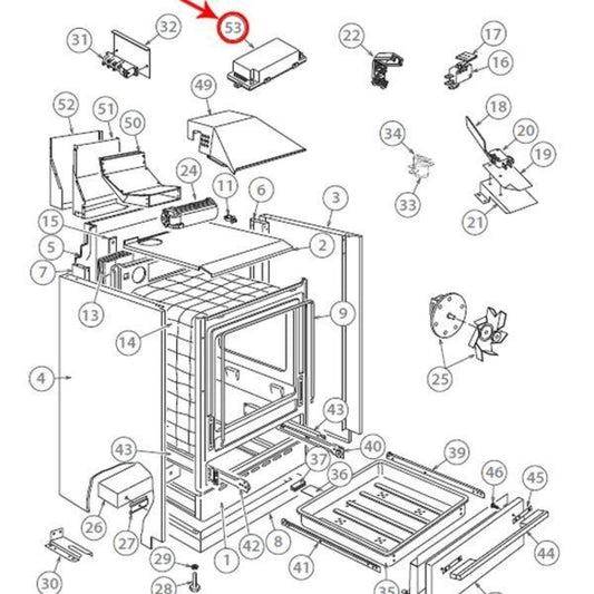 Fisher & Paykel / DCS 575628 IGNITION BOX ELECTRONIC T-ZE-1