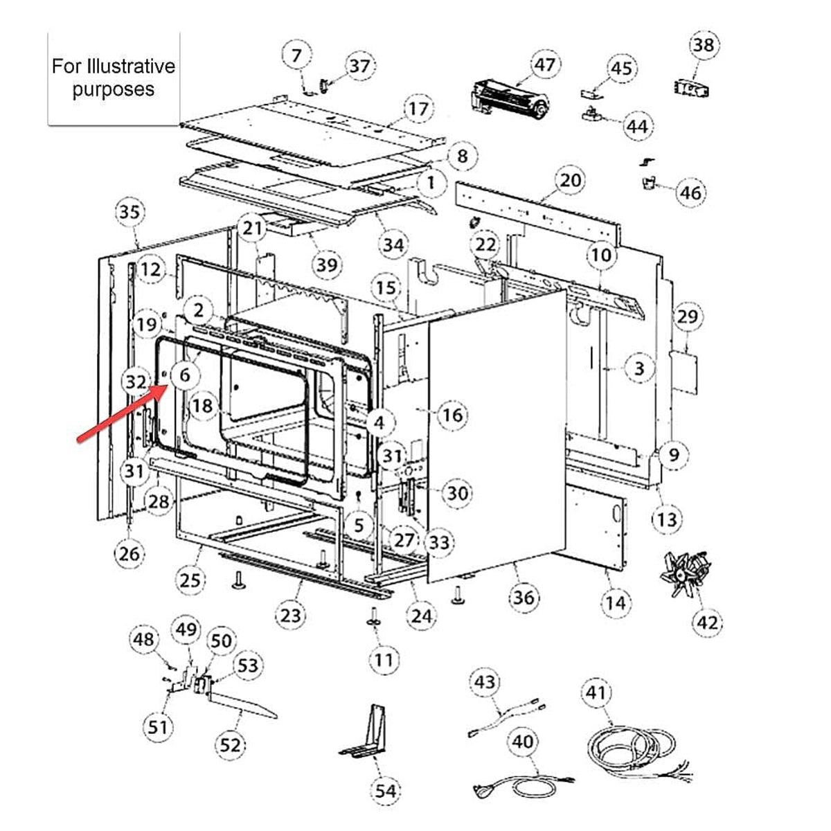 Fisher & Paykel / DCS 577007 GASKET OVEN-1