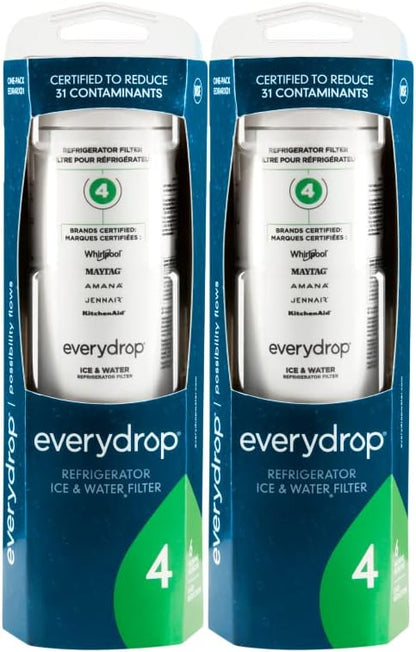 Whirlpool EveryDrop EDR4RXD1B Refrigerator Water Filter #4 - (2-pack)