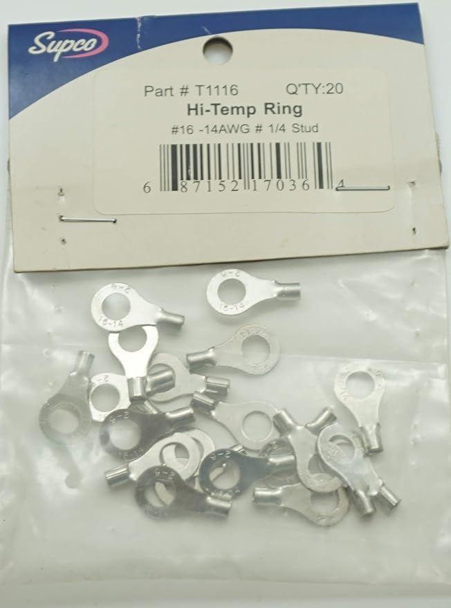 T1116 High-Temp 1/4IN Ring 16-14 Range Part Z9206BP -1