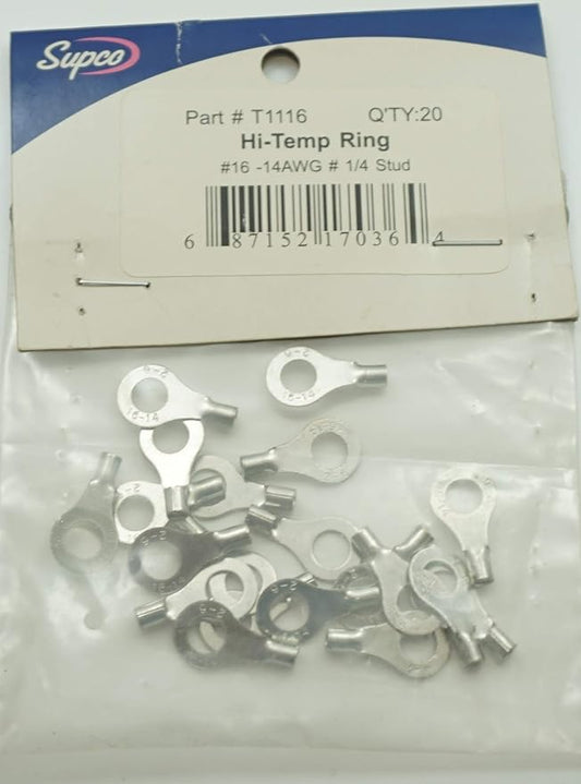T1116 High-Temp 1/4IN Ring 16-14 Range Part Z9206BP -1