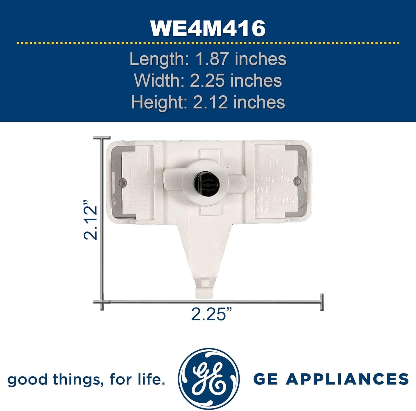 GE Dryer Start Switch WW02L00024 - Essential Dryer Part (WE4M416 )-3