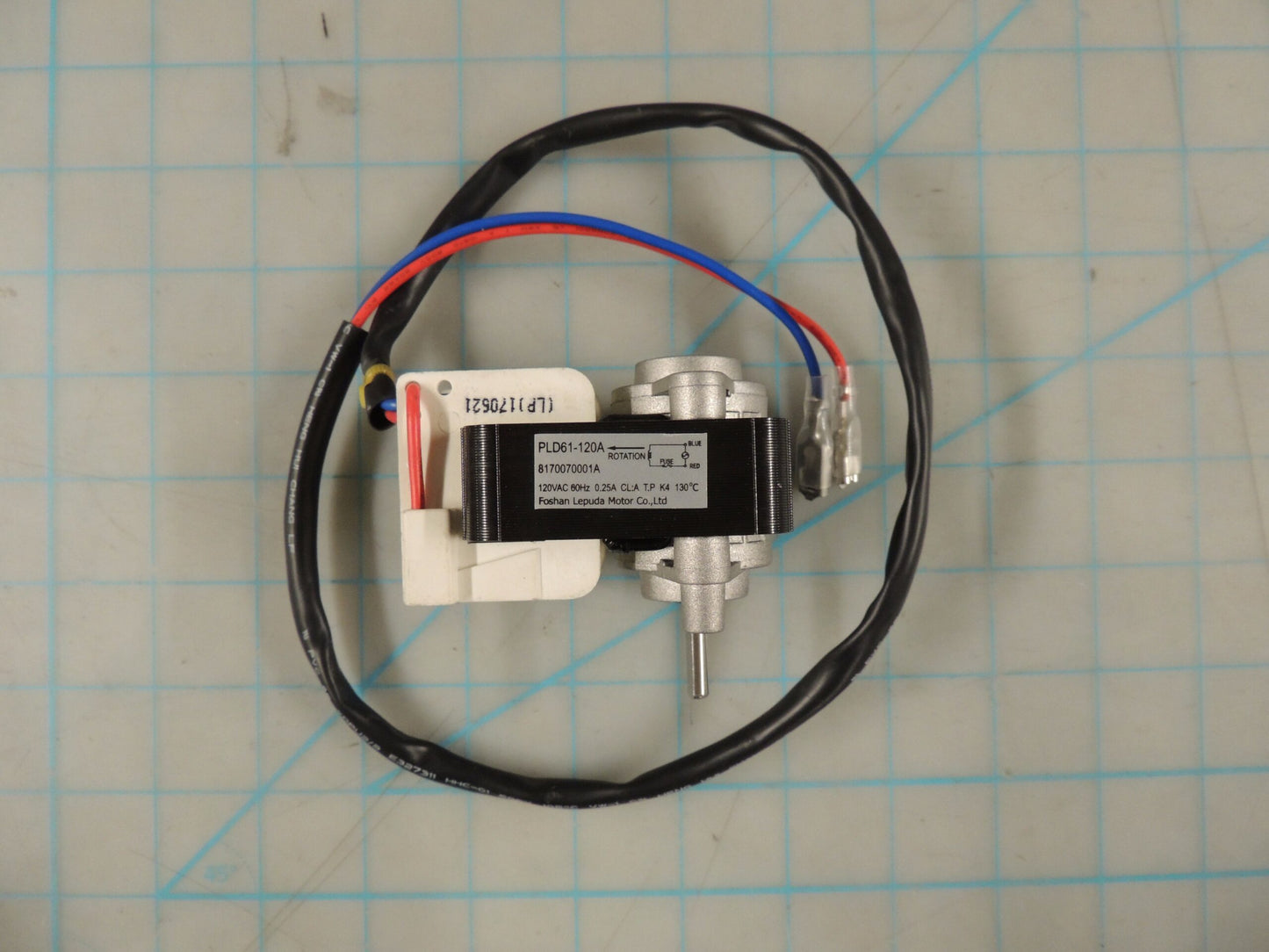 Danby 17007000 Refrigerator Splash Motor Part -1