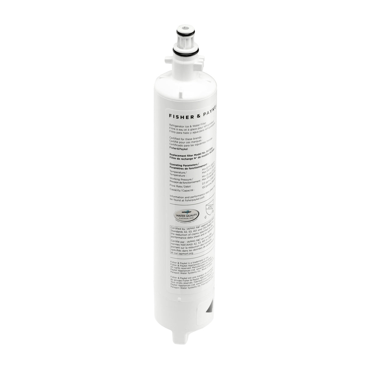 847200 Fisher & Paykel / DCS Refrigerator Water Cartridge Filter-1