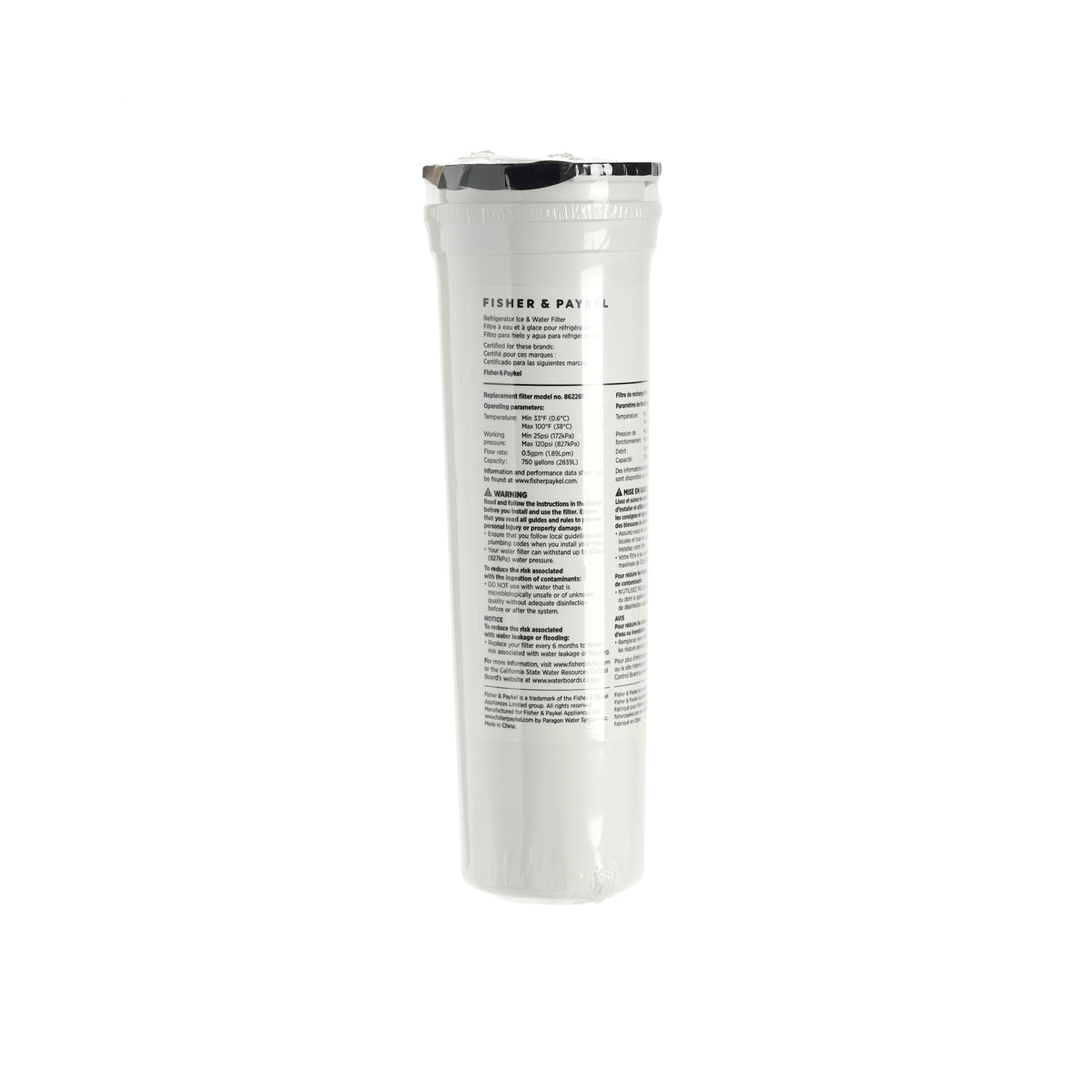 Fisher & Paykel / DCS 862285 Fisher & Paykel Refrigerator Water Filter FS FWC2-1