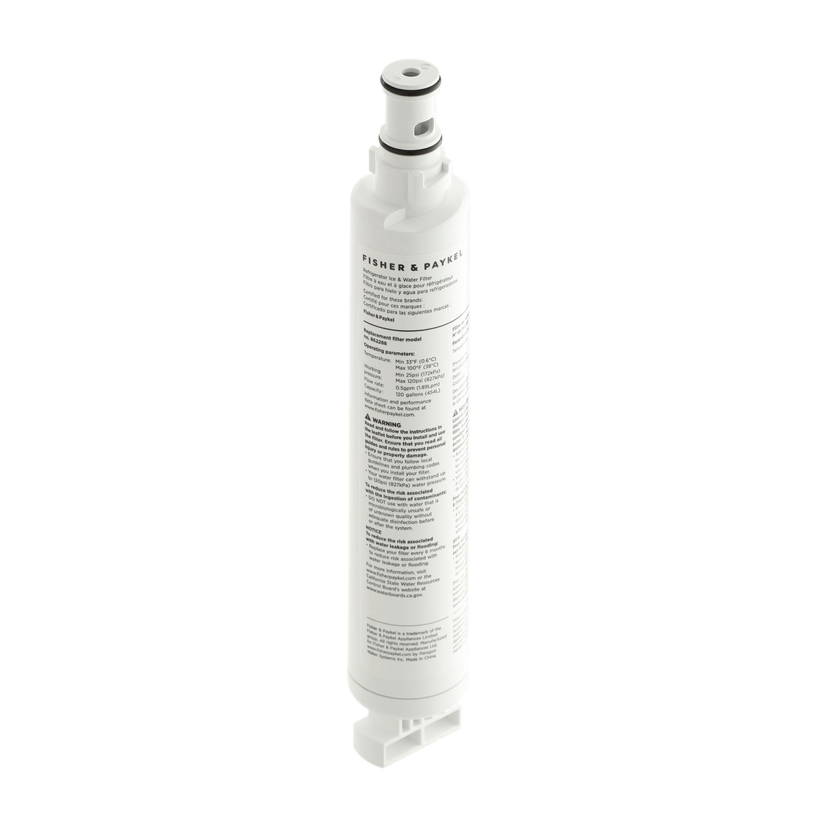 DCS 862288 Fisher & Paykel Refrigerator Water Filter WP FWC1-2