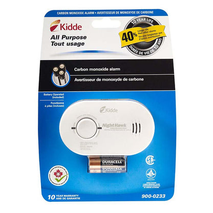 Kidde 900‑0233 Battery Operated Carbon Monoxide Detector