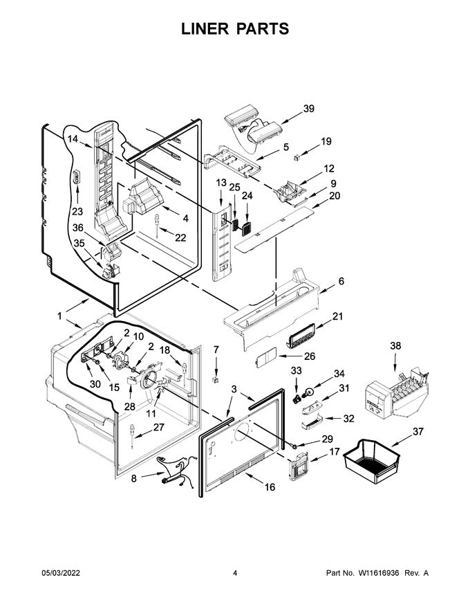 Diagram image for: W10316760