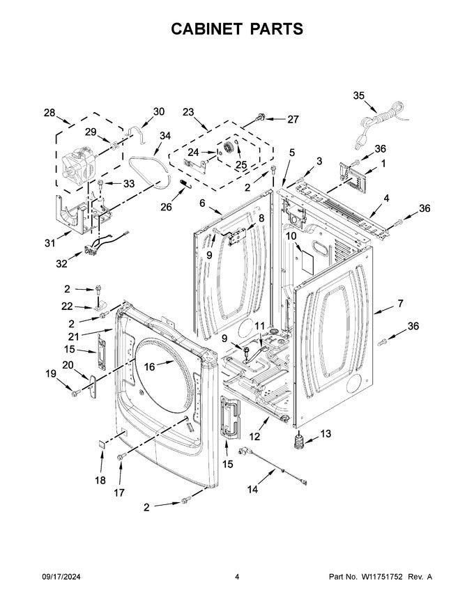 Diagram image for: W10323246