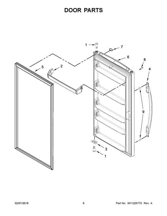 Diagram image for: WPW10661886