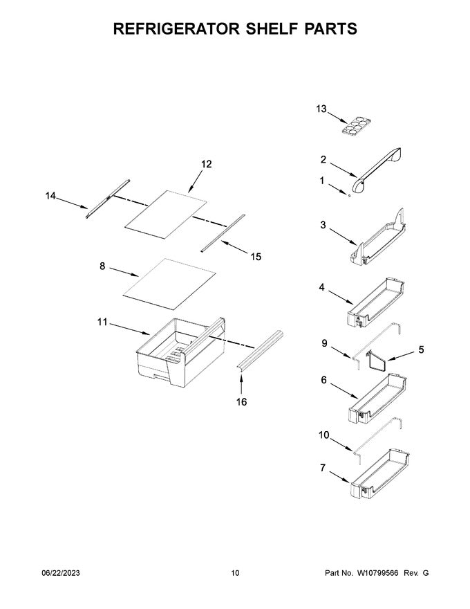 Diagram image for: W10495387