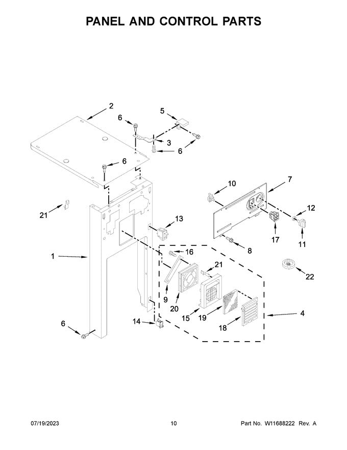 Diagram image for: W10540355
