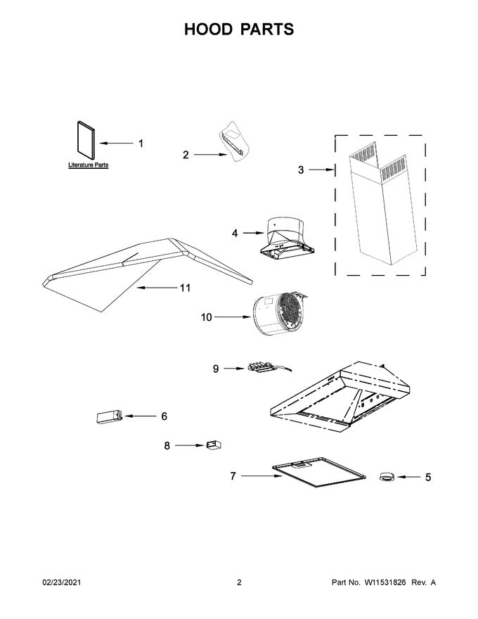 Diagram image for: W10412939