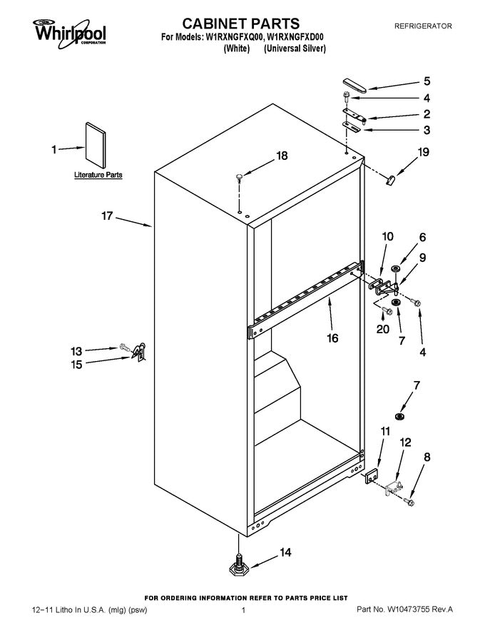 Diagram image for: 3400112