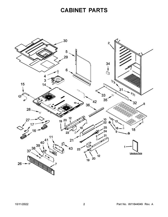 Diagram image for: W10780349