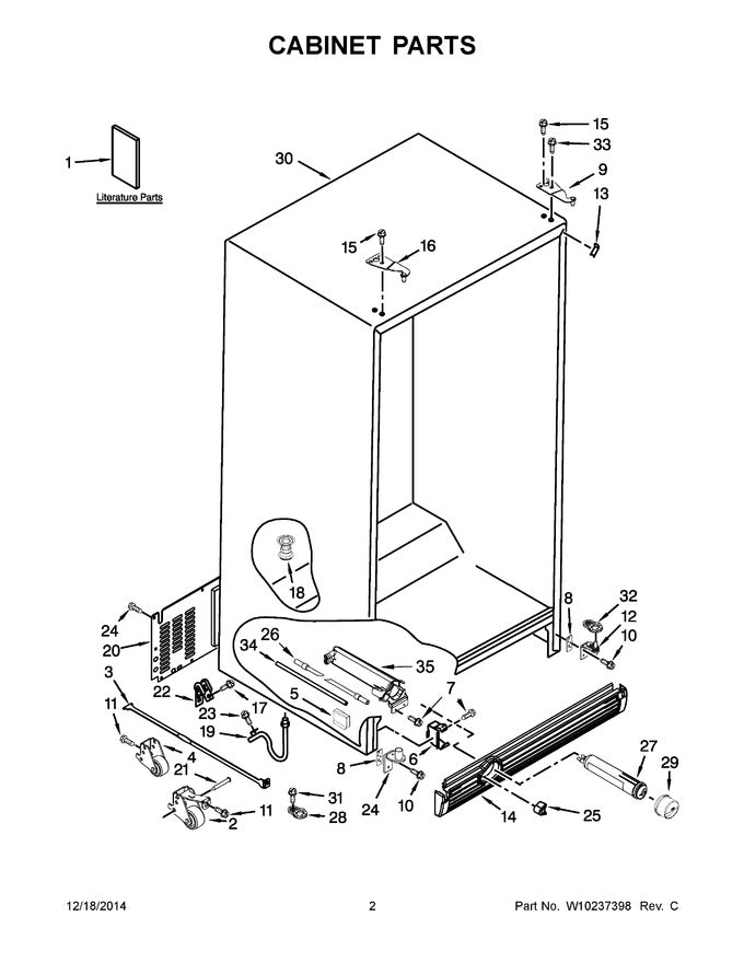 Diagram image for: 2260503W