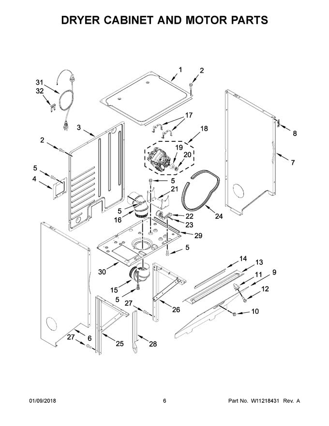 Diagram image for: WPW10448901
