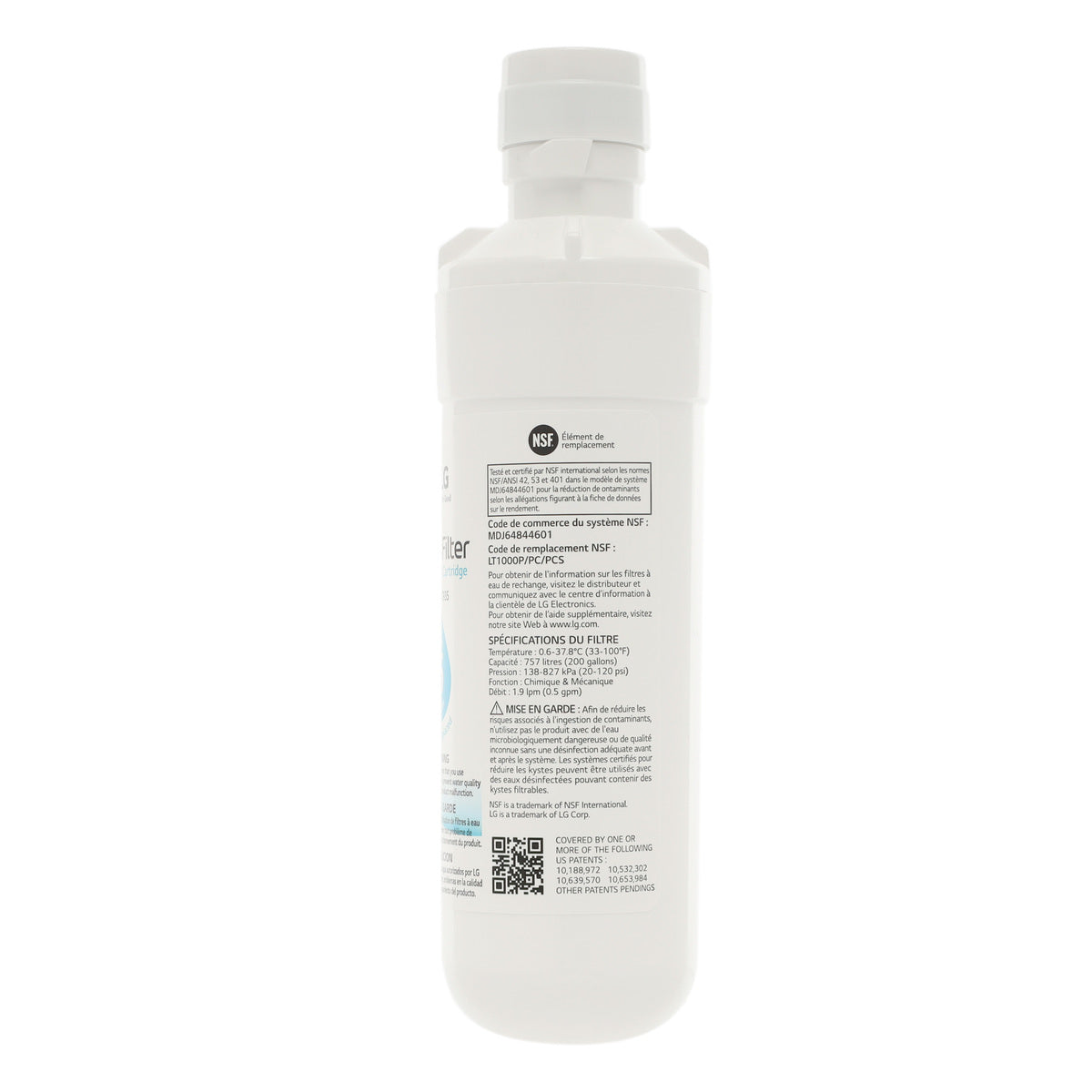 AGF80300705 LG Water Filter (LT1000P)-4