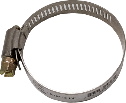 CL28H A/C Parts - Stainless Steel Hose Clamp 1-5/16" - 2-1/4"