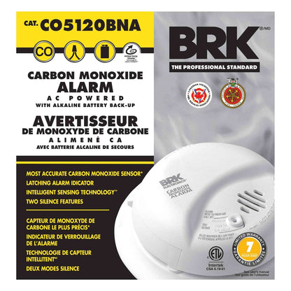 First Alert CO5120BNA Hardwired Carbon Monoxide Alarm